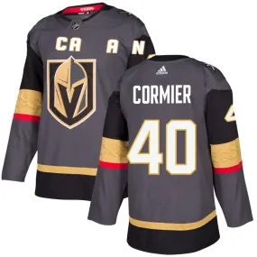 Lukas Cormier Vegas Golden Knights adidas Alternate Authentic Jersey - Gray