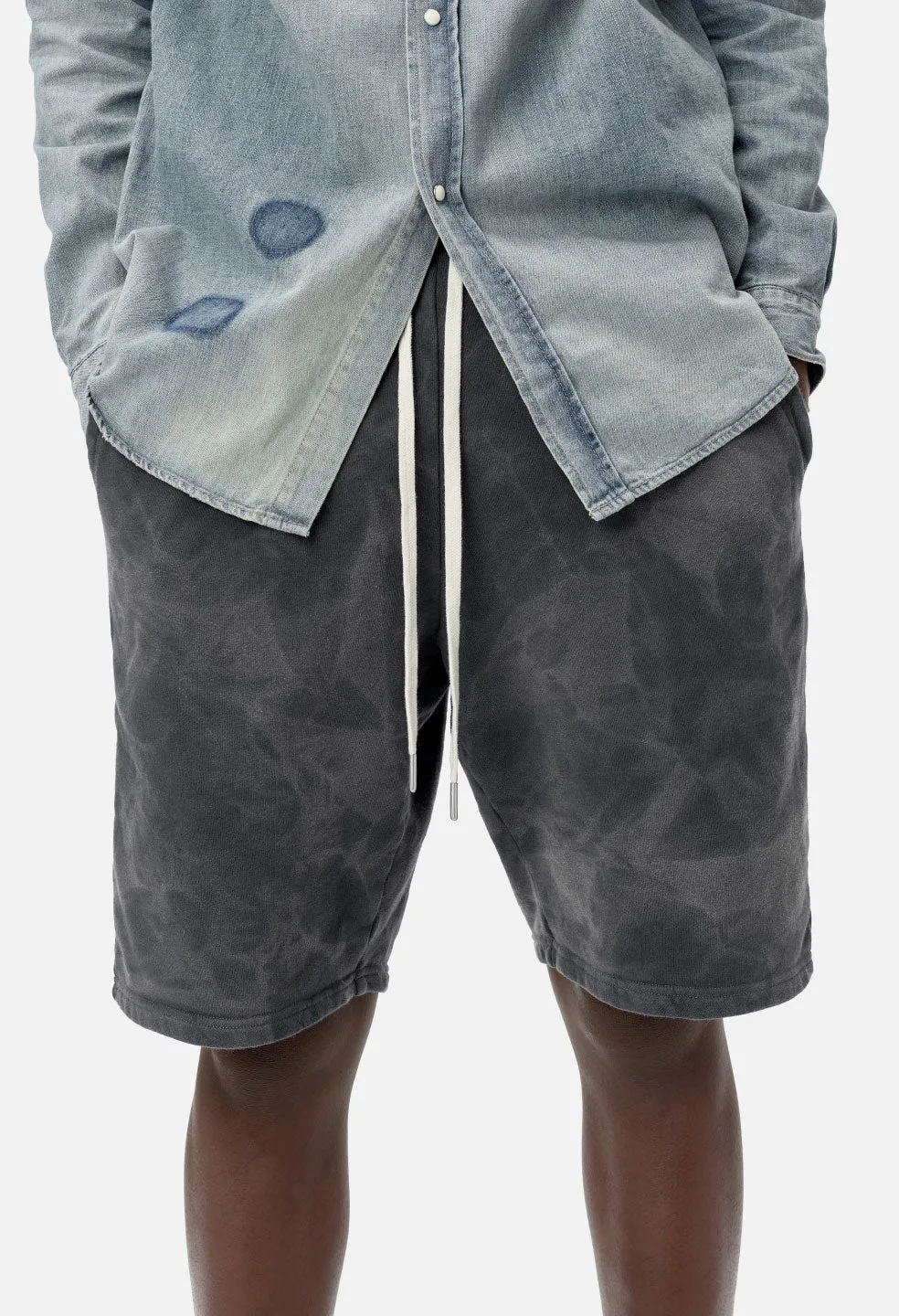 Marble Shorts / Black