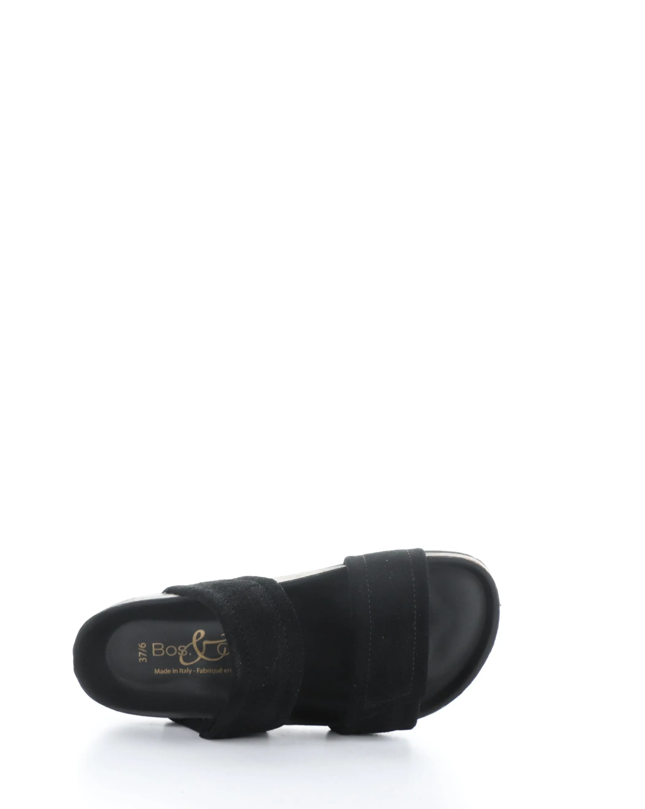 MATTEO BLACK Slip-on Sandals