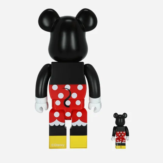 MEDICOM BEARBRICK Disney Minnie Mouse Version 400%   100%