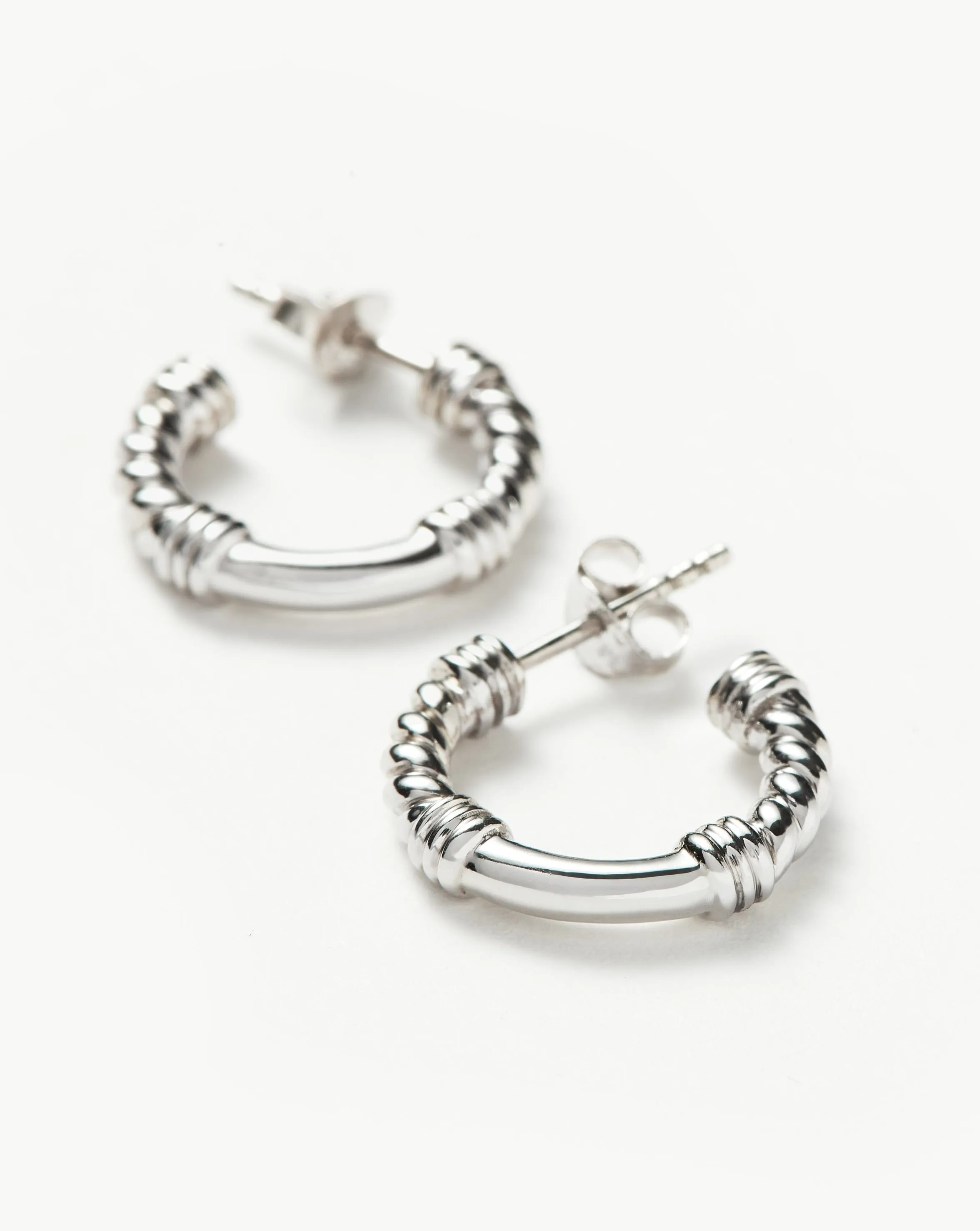 Mini Cord Hoop Earrings