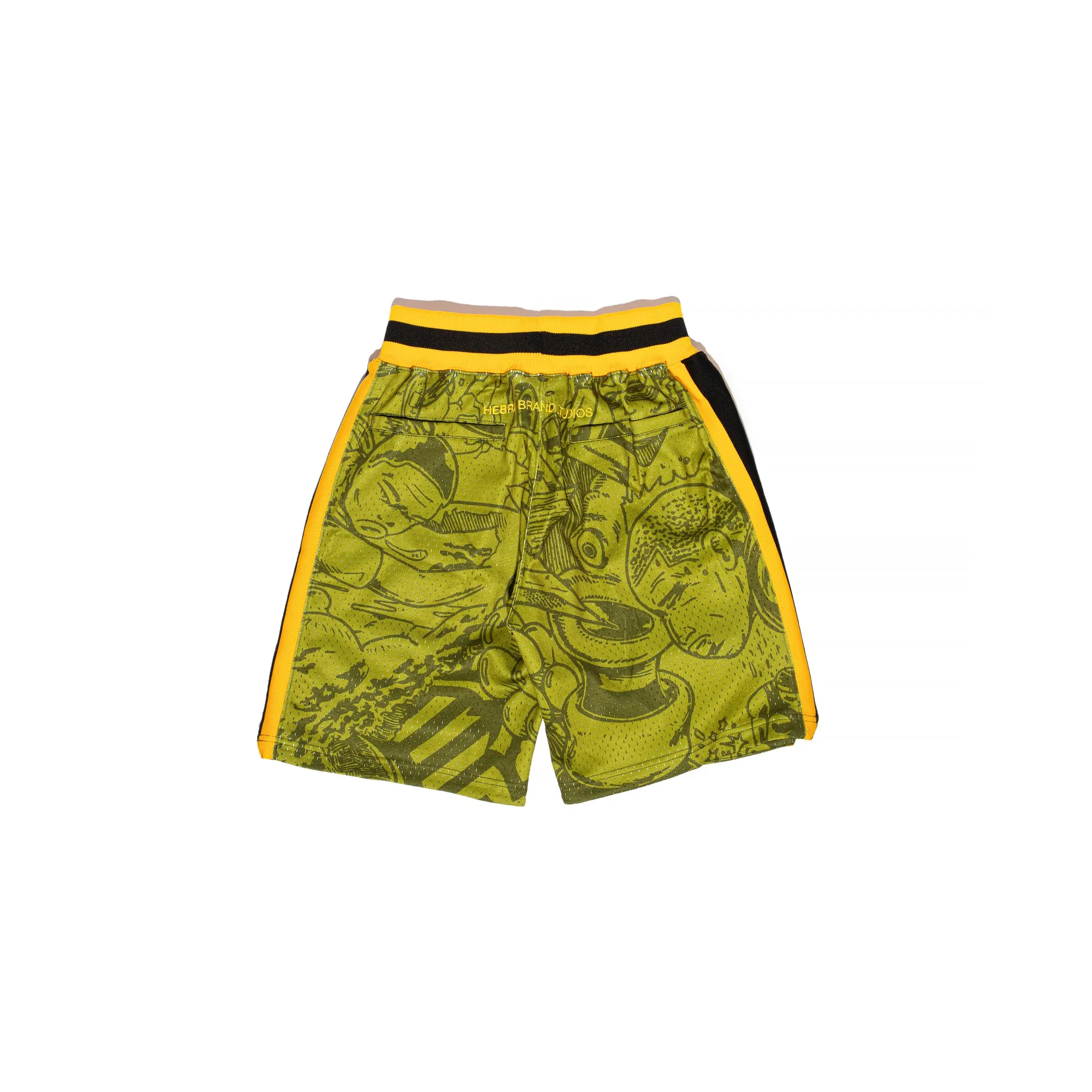 Mitchell & Ness Mens Seattle Supersonics Hebru Shorts 'Green/Black'