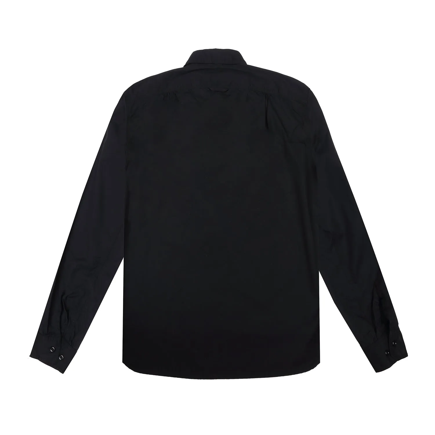 Monitaly - Triple Needle Shirt - Black