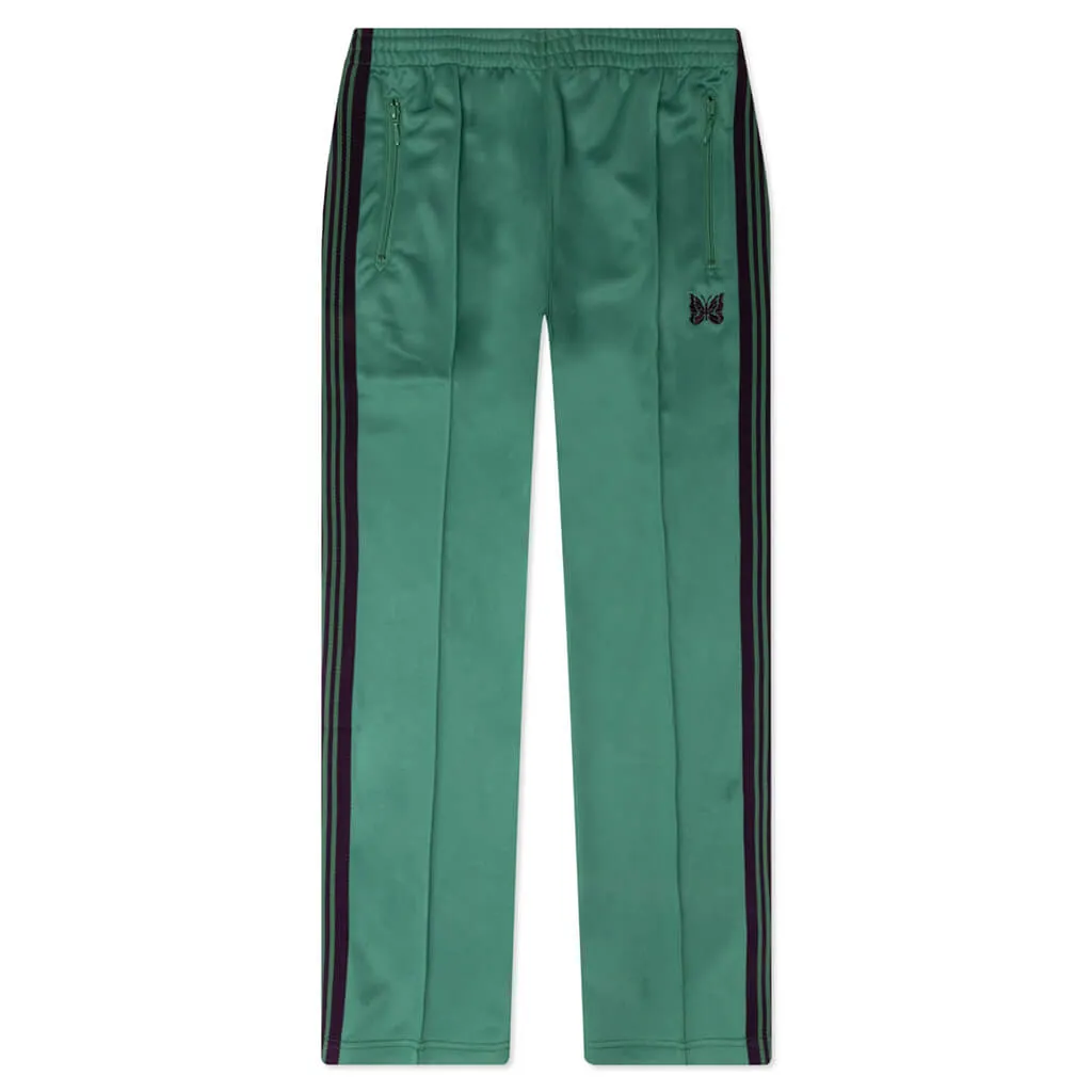 Narrow Track Pant Poly Smooth - Emerald