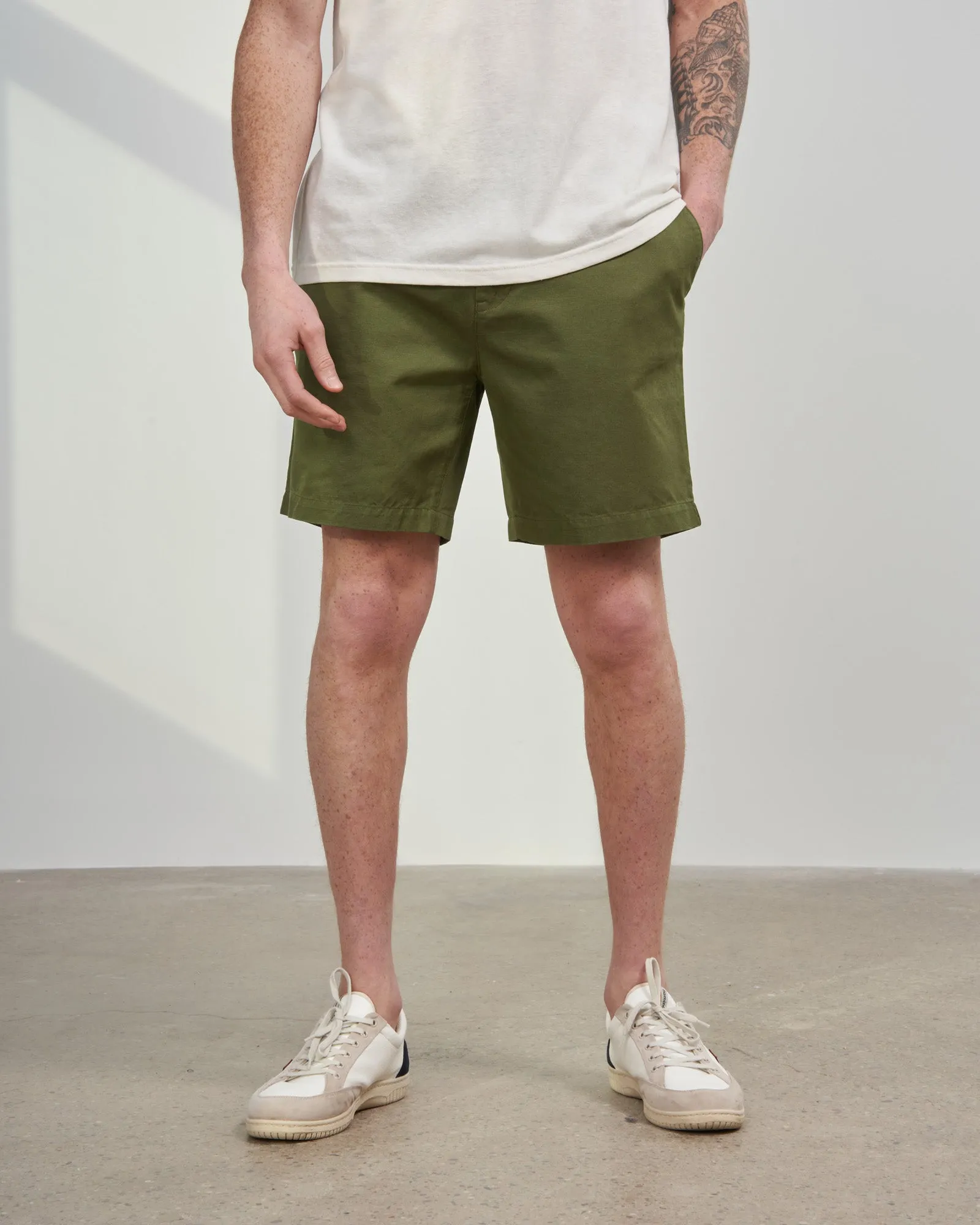 Natural Canvas Short - 7