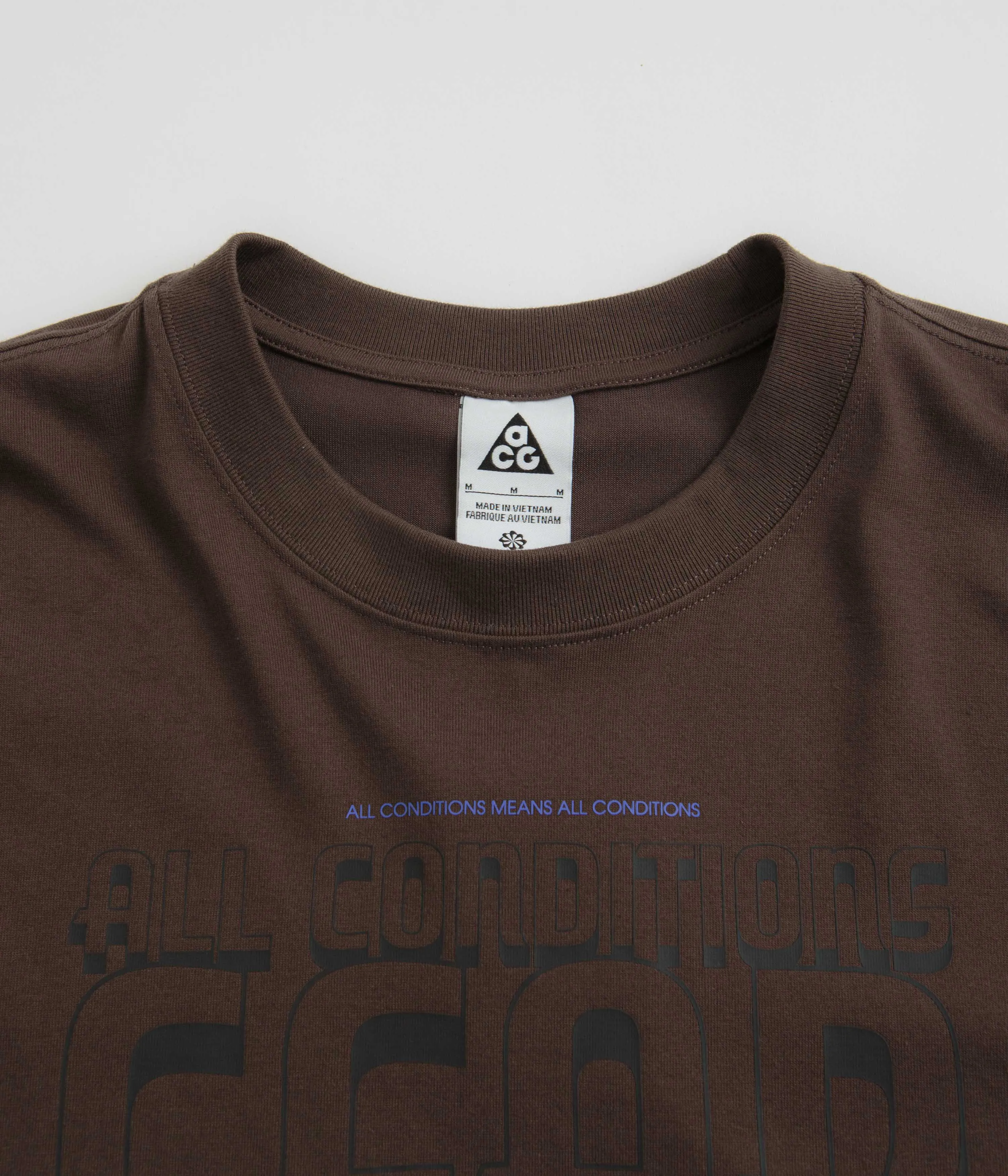 Nike ACG Bridge of Gods Long Sleeve T-Shirt - Baroque Brown