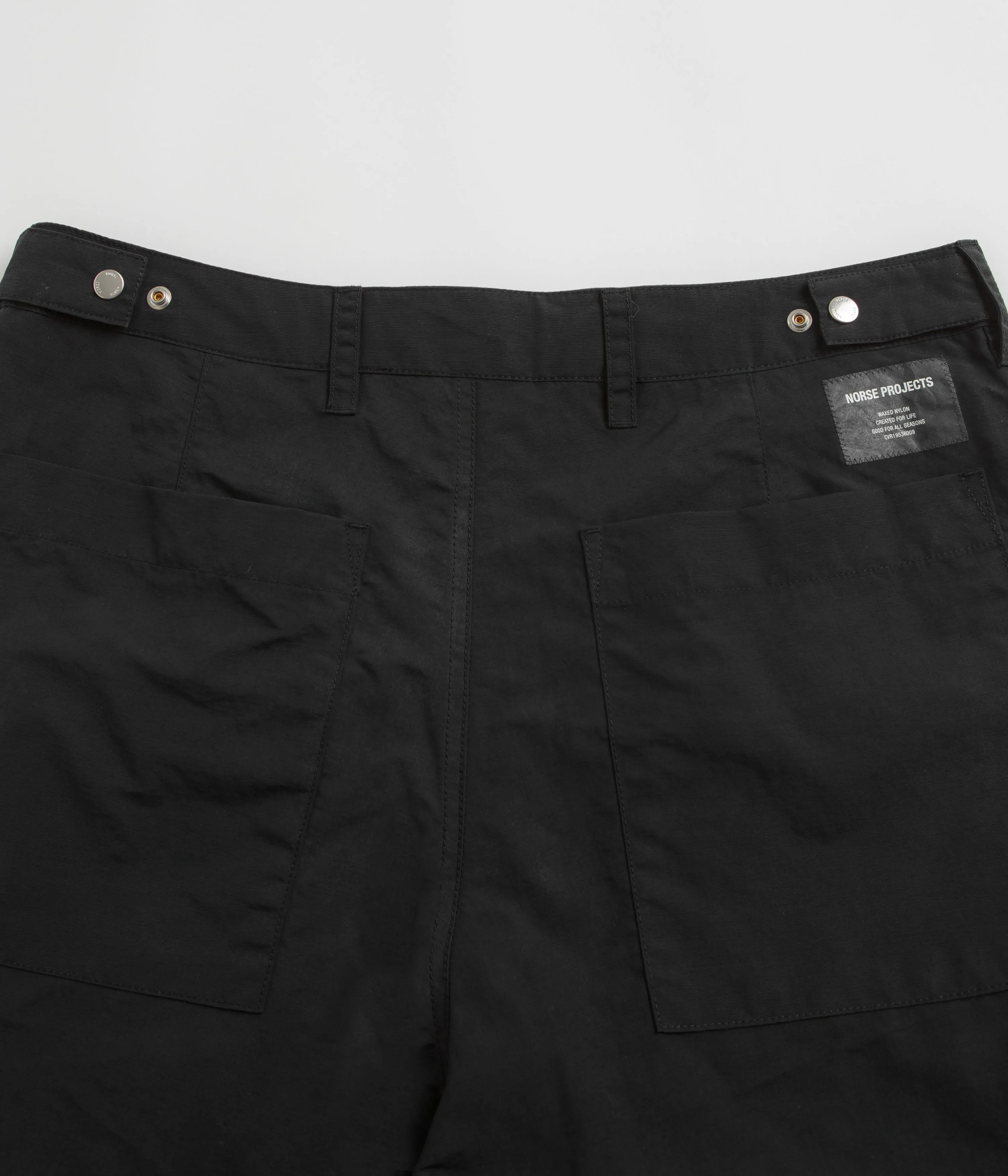 Norse Projects Sigur Waxed Nylon Fatigue Pants - Dark Navy