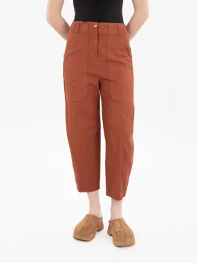 Pantaloni crop sequoia