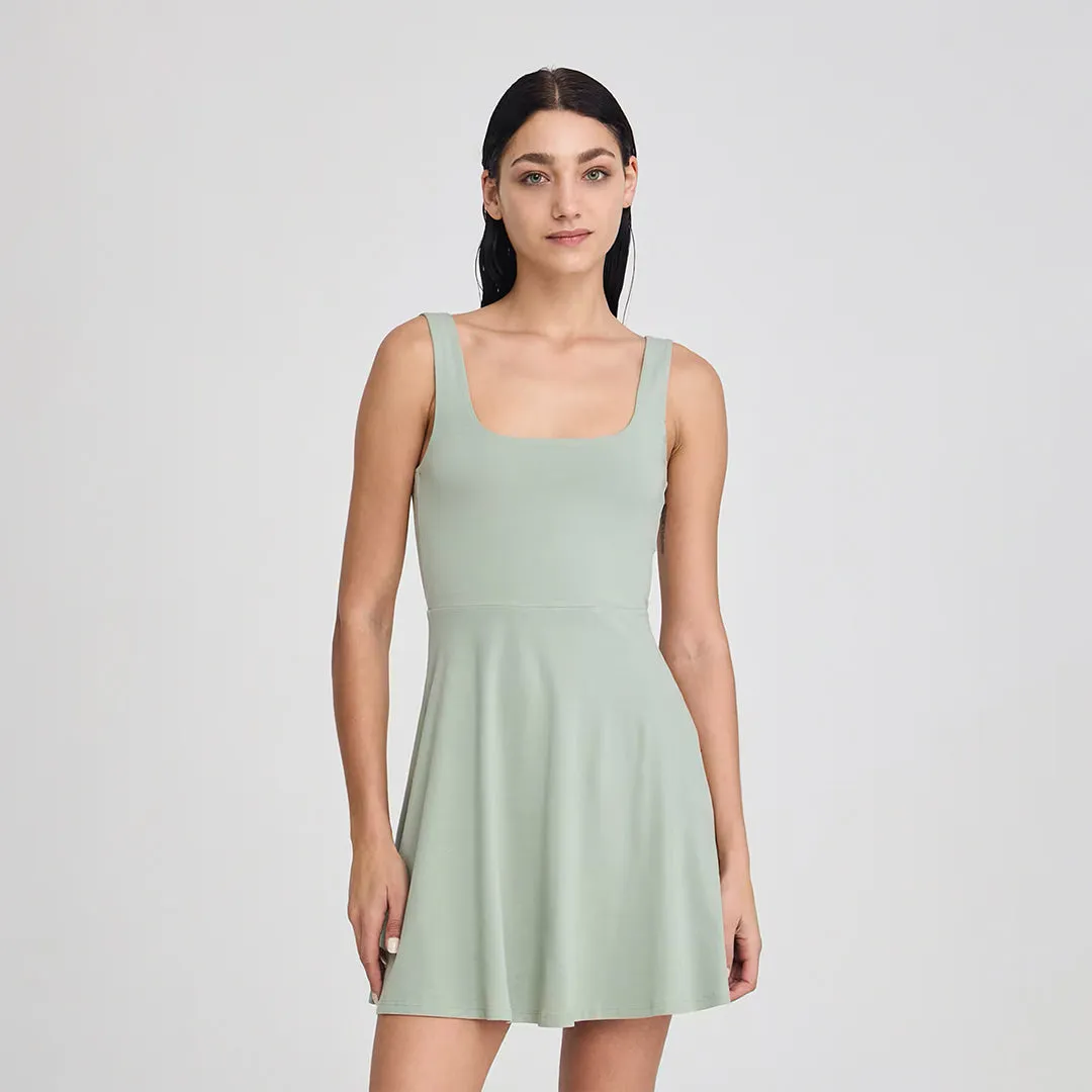 Plain Skater Dress