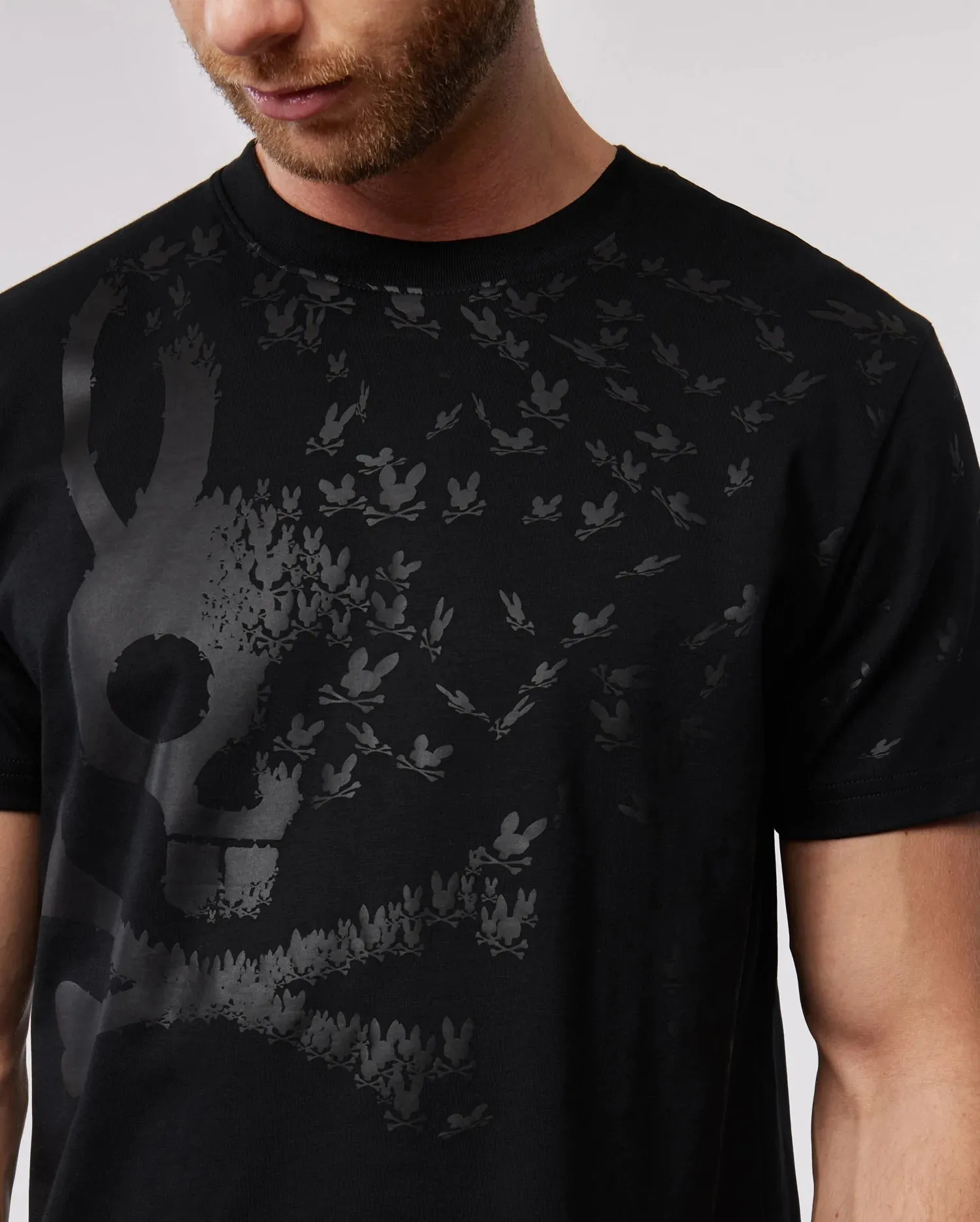 Psycho Bunny Mullen Graphic Tee - Black