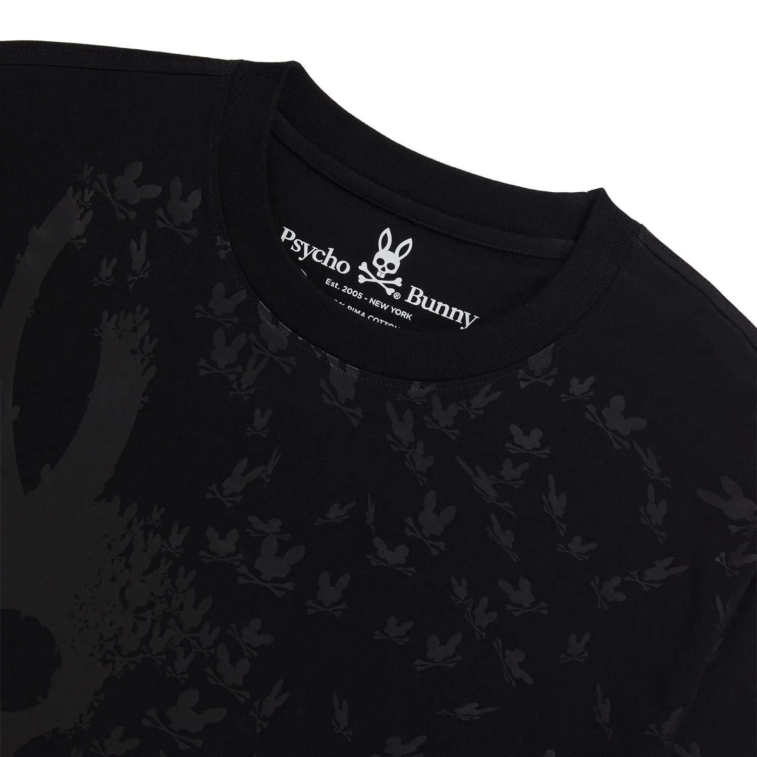 Psycho Bunny Mullen Graphic Tee - Black