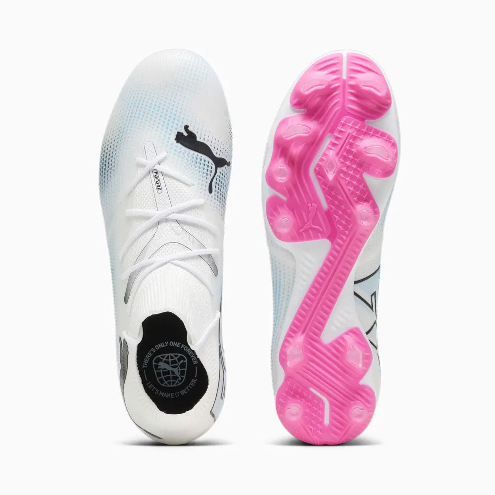 Puma Future 7 Match FG/AG Football Boots (White/Black/Poison Pink)