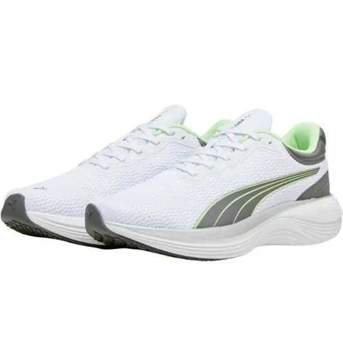 PUMA MEN'S SCEND PRO WHITE/GREEN SHOES