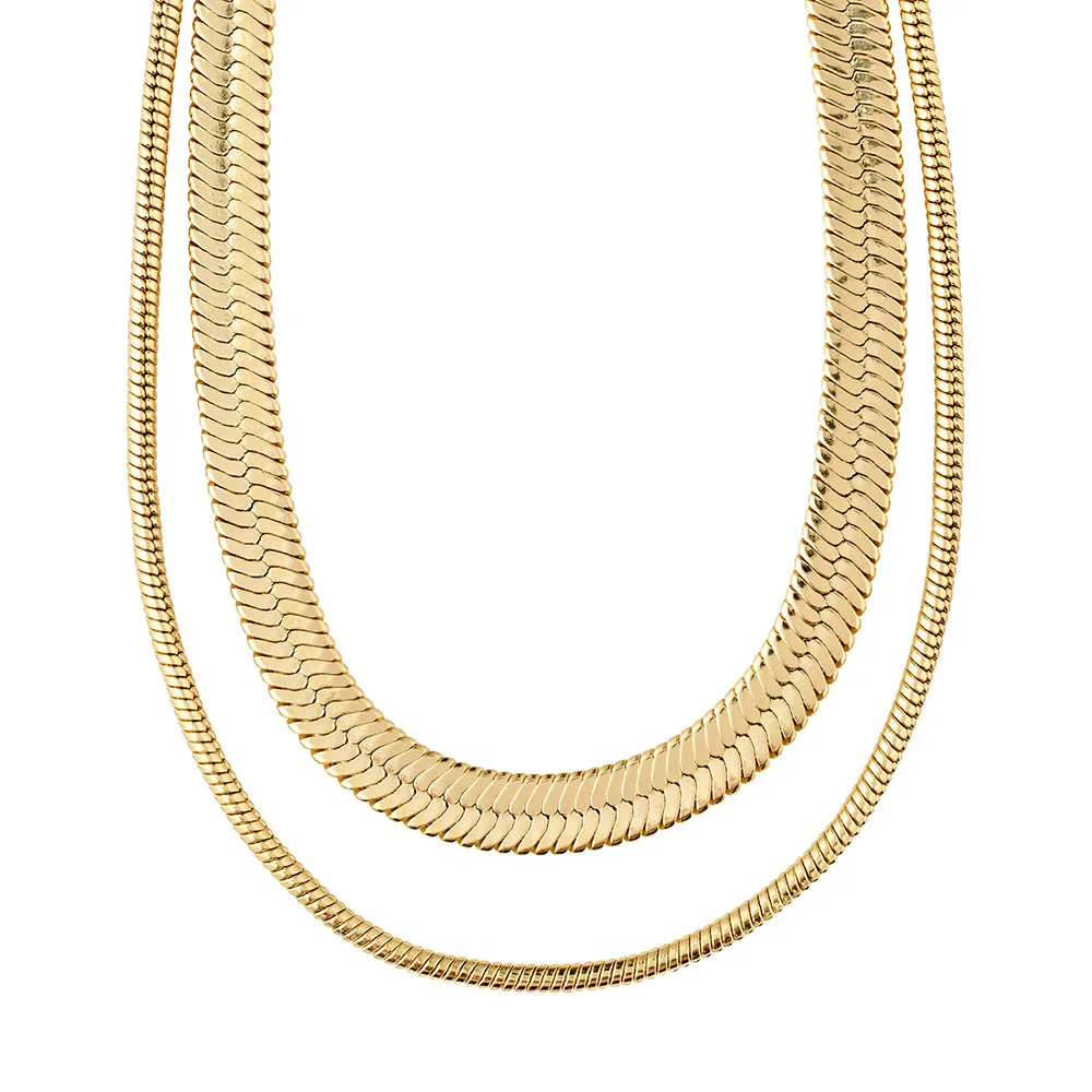 Reconnect Gold Plated Necklace