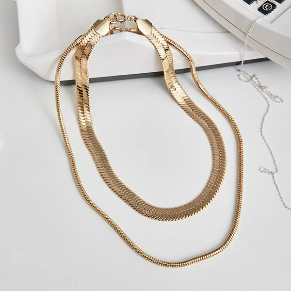 Reconnect Gold Plated Necklace