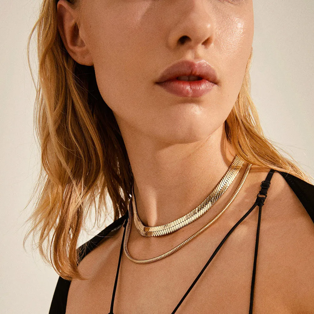 Reconnect Gold Plated Necklace