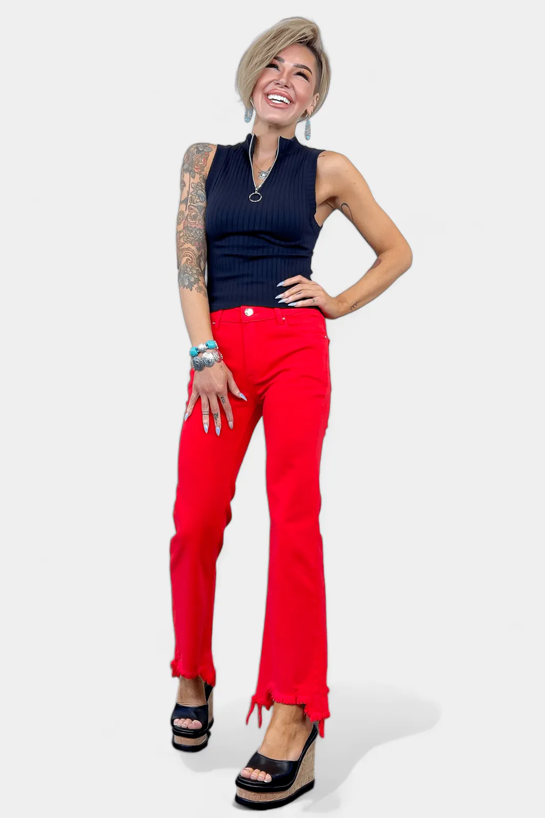 Red Risen RDP5813 Crop Jeans