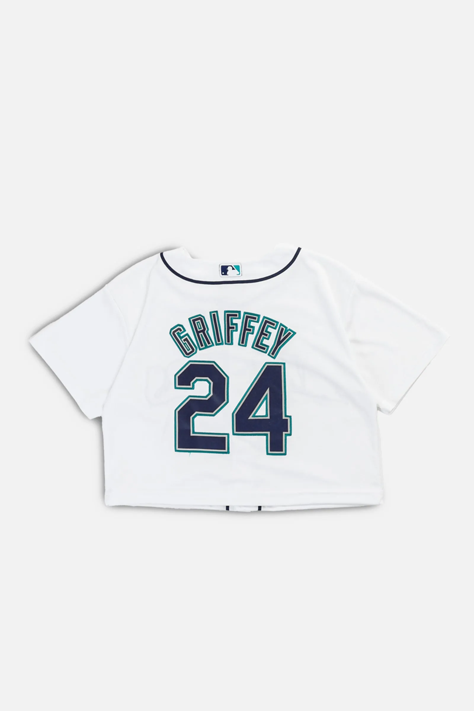 Rework Crop Seattle Mariners MLB Jersey - S