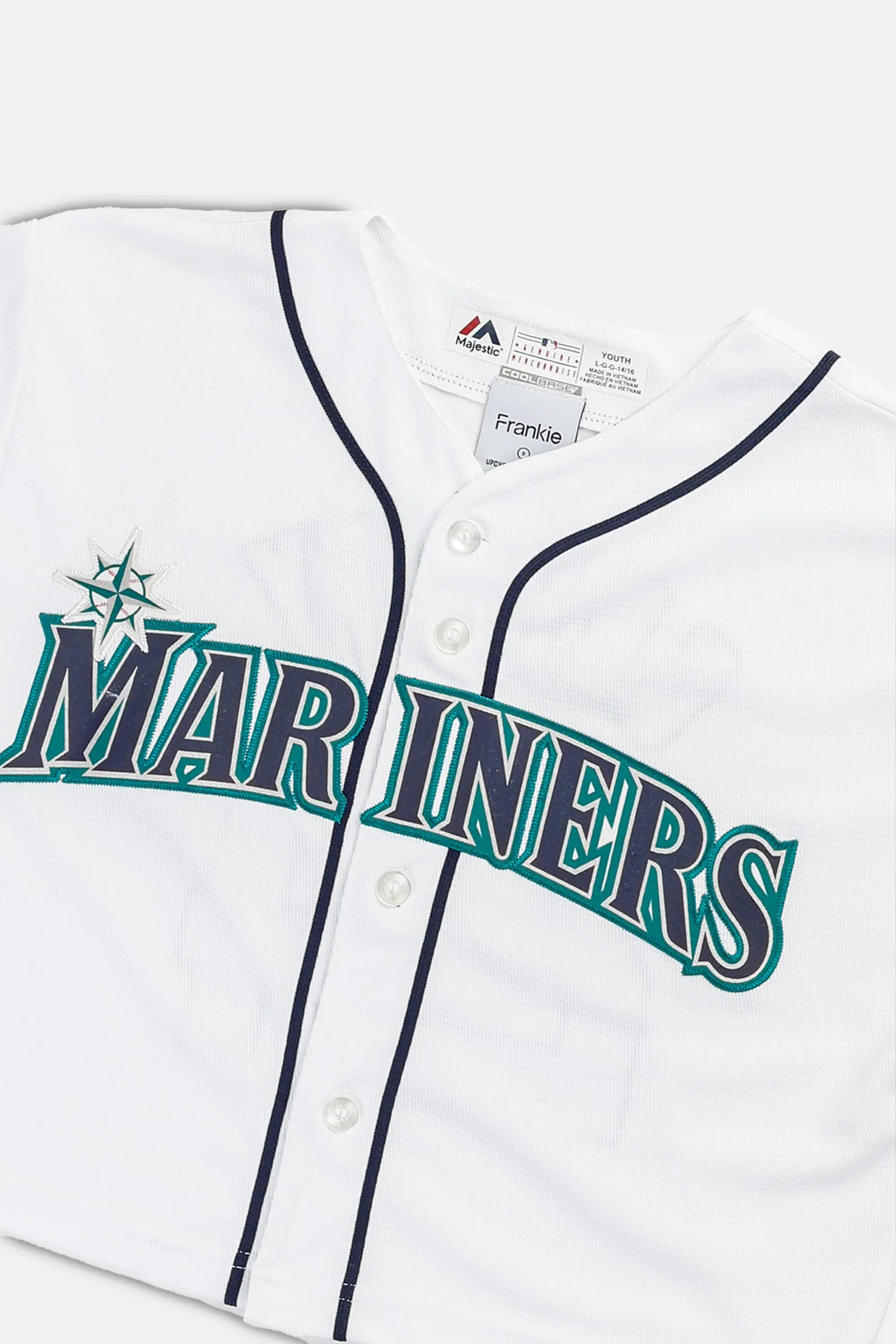 Rework Crop Seattle Mariners MLB Jersey - S