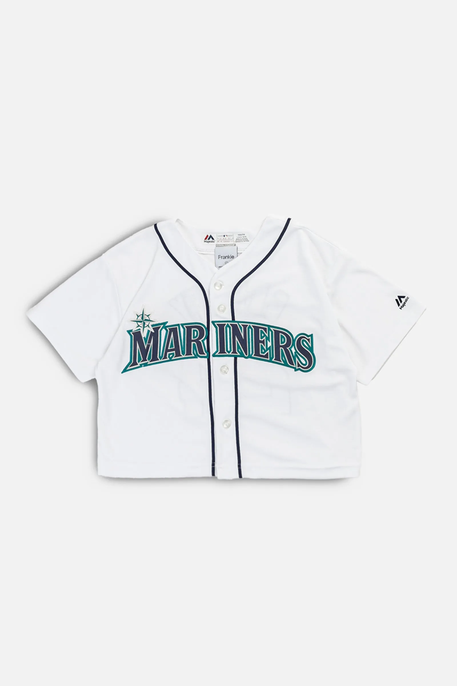 Rework Crop Seattle Mariners MLB Jersey - S