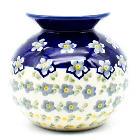 Round Vase in Periwinkle