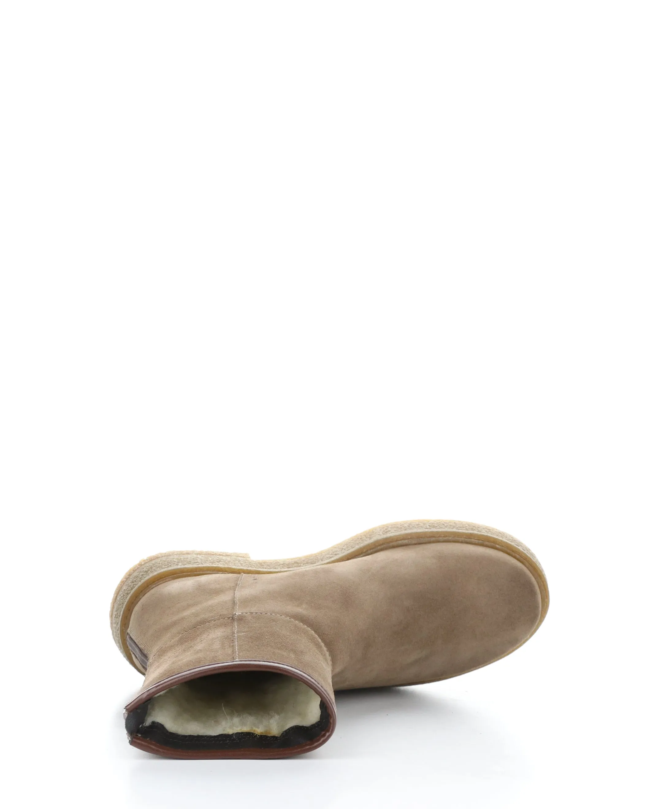 SAMMY TAUPE Round Toe Boots