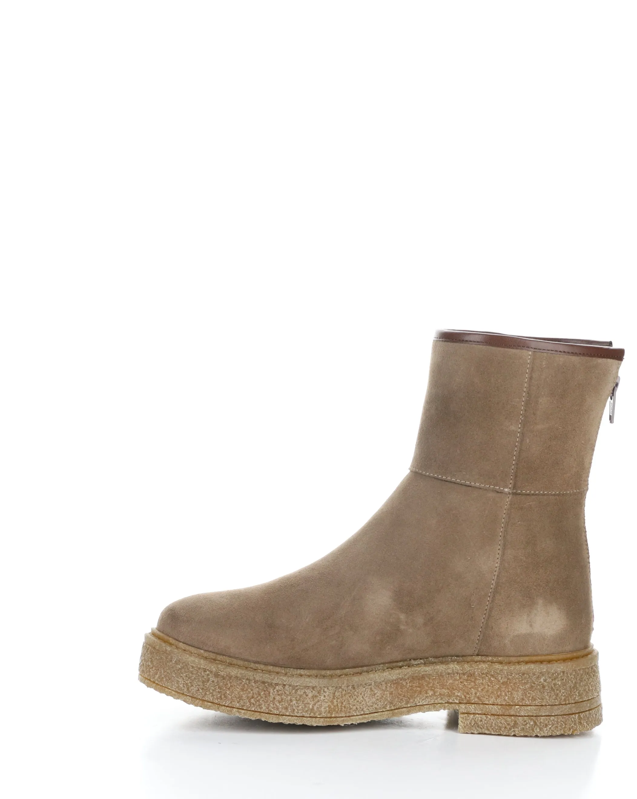 SAMMY TAUPE Round Toe Boots