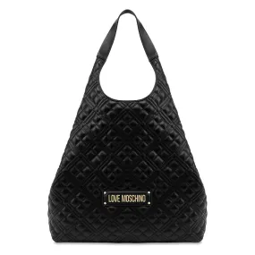 Shopping Bag Donna Trapunta LOVE MOSCHINO linea Logo Lettering colore Nero