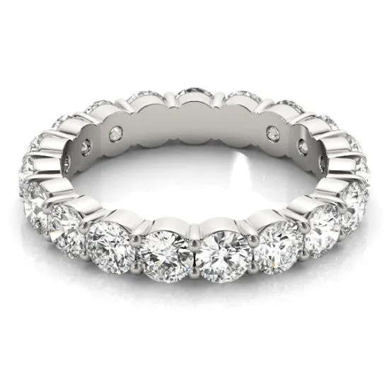 SPLENDOR 5.2 Carat Diamond Eternity Band in 14K/ 18K/ Platinum  GIA Graded  40 pointer G Color SI1 Clarity By Mike Nekta SIZE 4 to 4.5