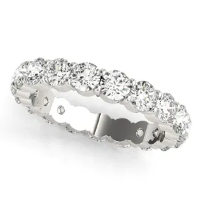 SPLENDOR 5.9 Carat Diamond Eternity Band in 14K/ 18K/ Platinum  GIA Graded  45 pointer G Color SI1 Clarity By Mike Nekta SIZE 4 to 5