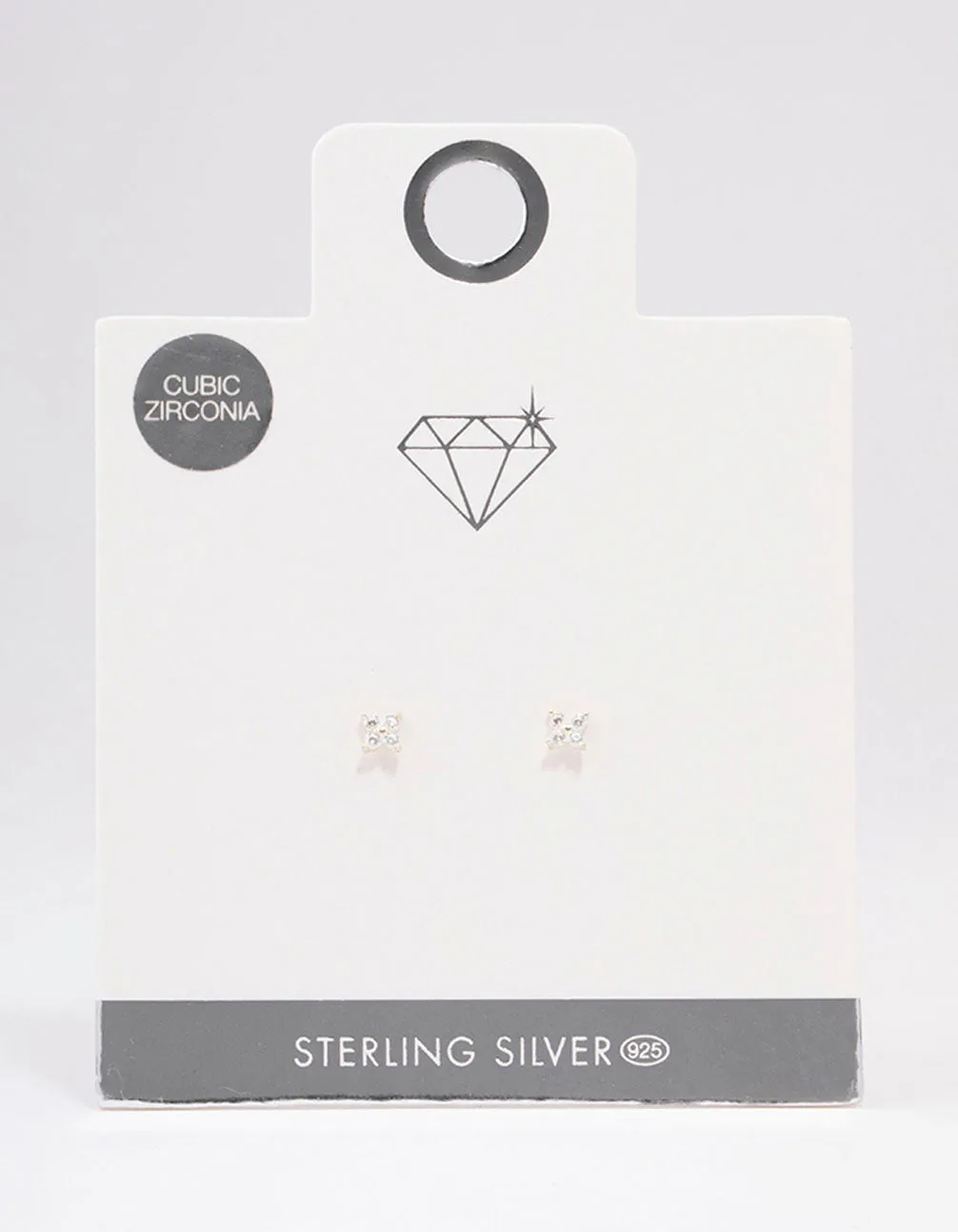 Sterling Silver Flower Stud Earrings