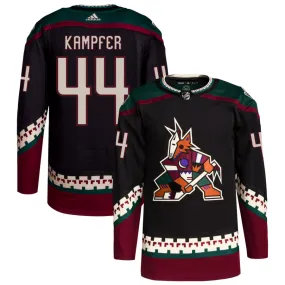 Steven Kampfer Arizona Coyotes adidas Home Primegreen Authentic Pro Jersey - Black