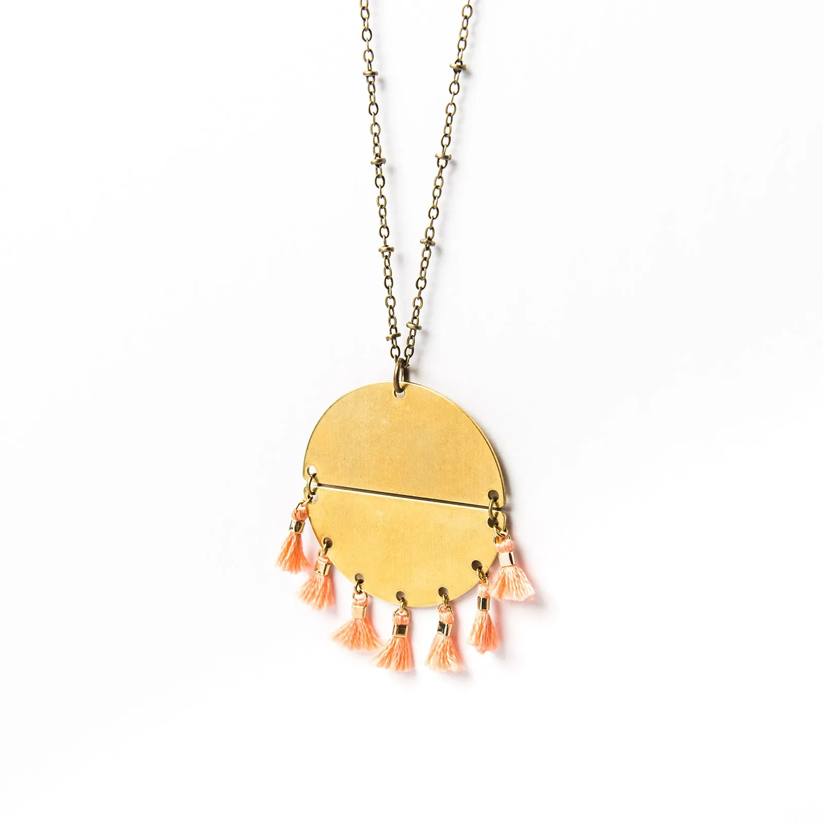 “Sun Down” Multi-Tassel Necklace