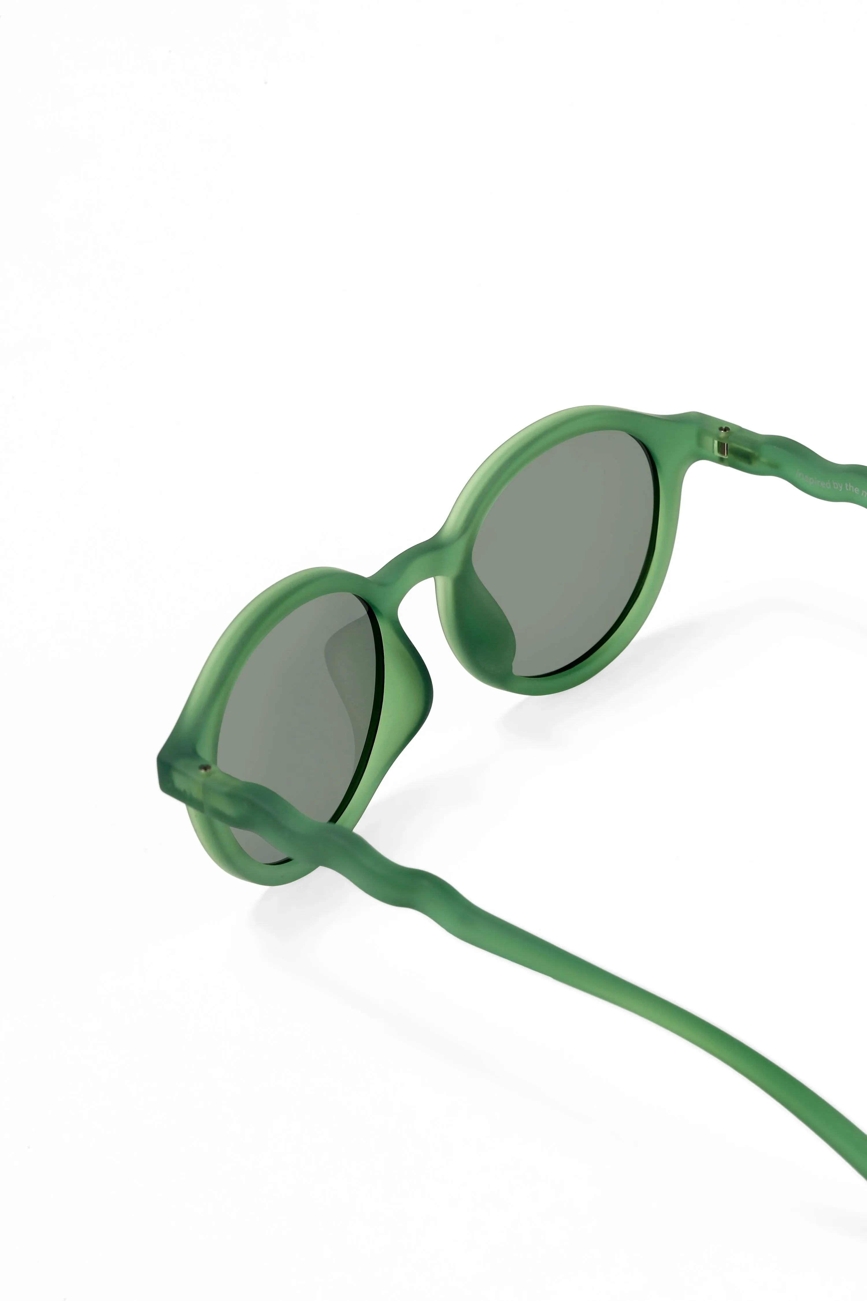 Sunglasses - Olive Green Oval Adult