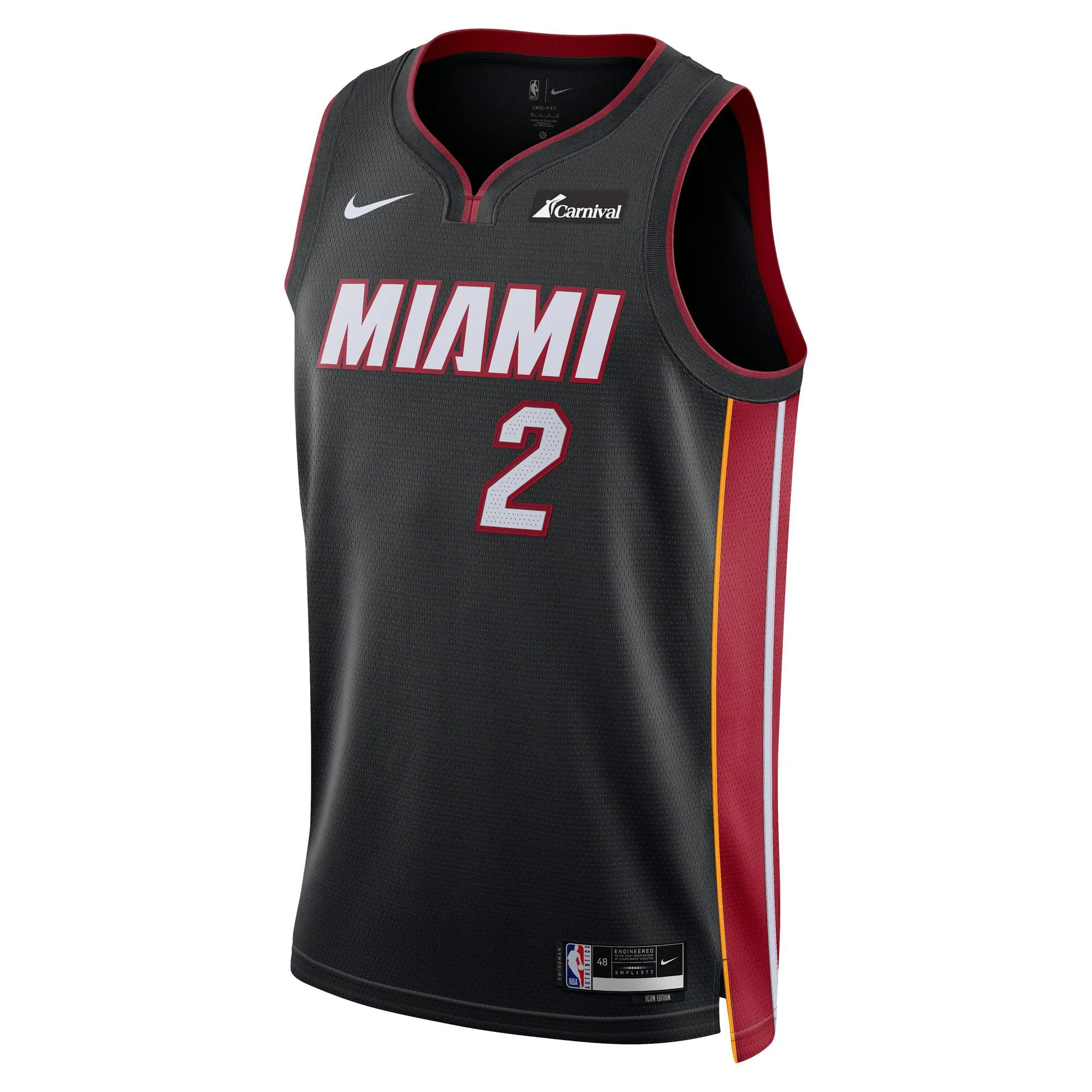 Terry Rozier III Nike Icon Black Youth Swingman Jersey