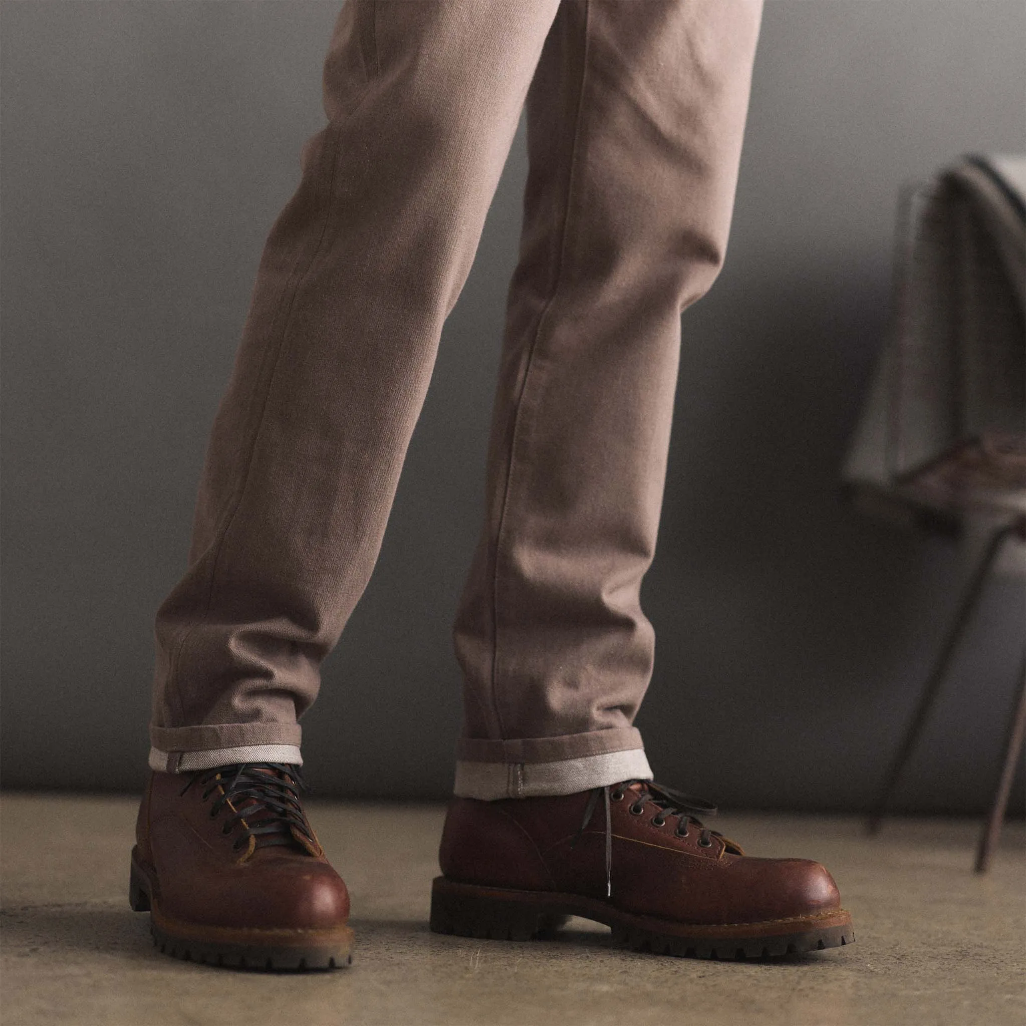 The Democratic All Day Pant in Silt Broken Twill