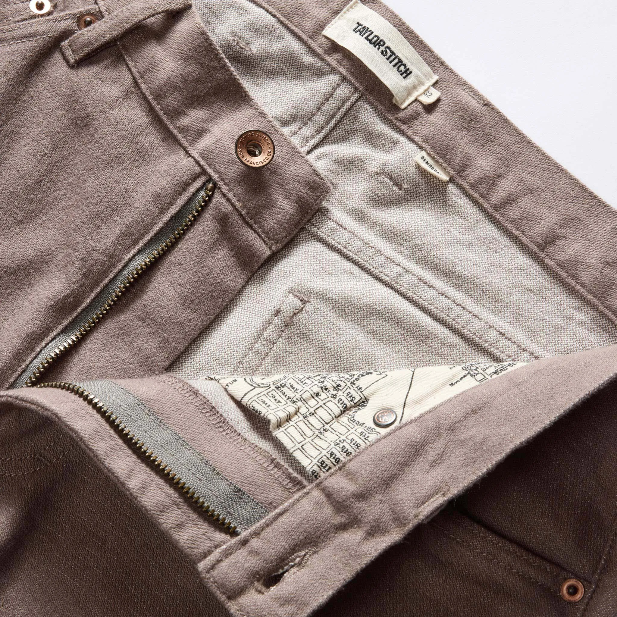 The Democratic All Day Pant in Silt Broken Twill