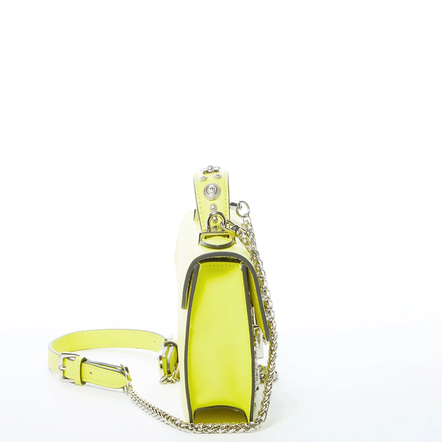 The Hollywood Small Leather Bag Bright Yellow