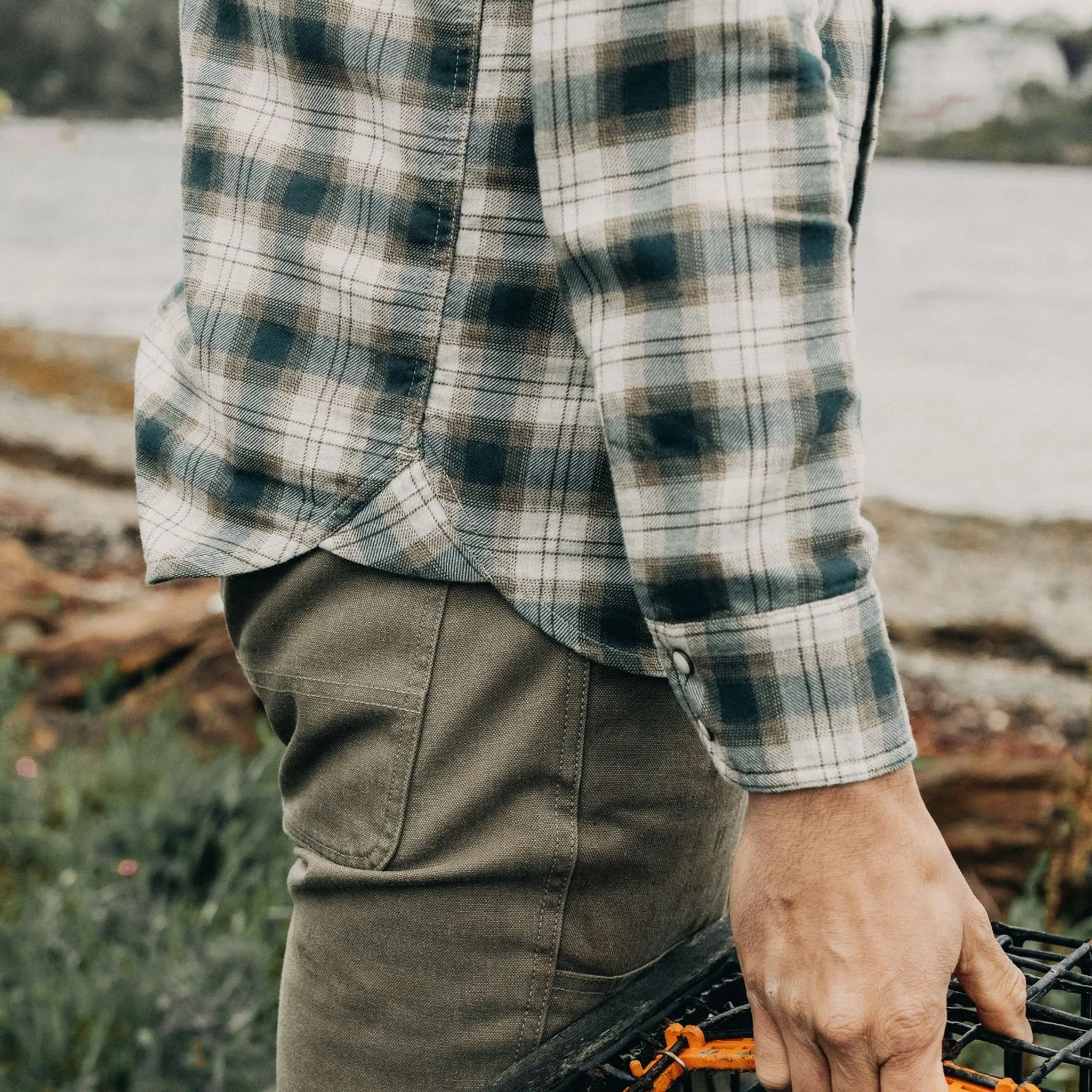 The Western Shirt in Wetland Plaid