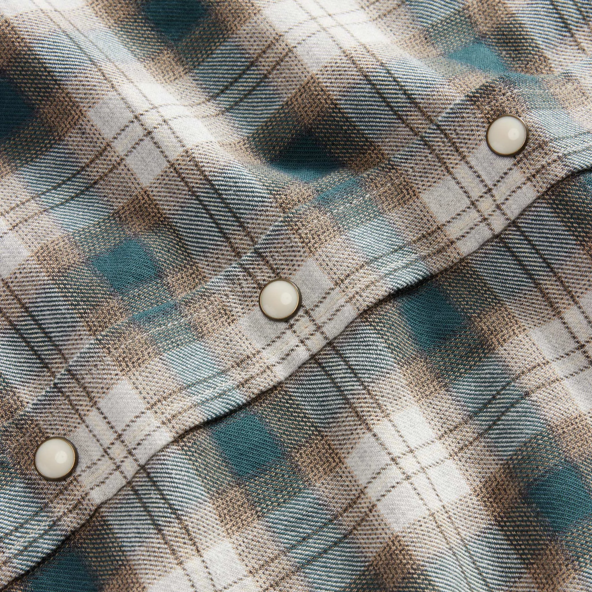 The Western Shirt in Wetland Plaid