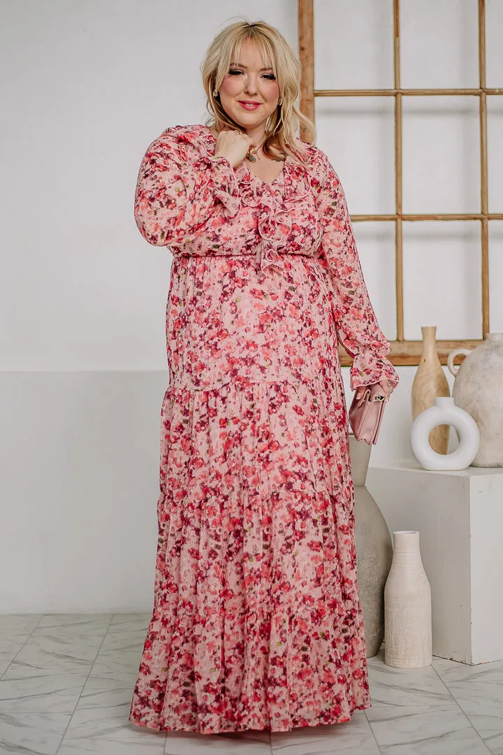 Time Won't Stop Floral Maxi Dress