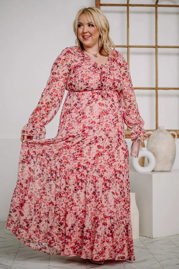 Time Won't Stop Floral Maxi Dress