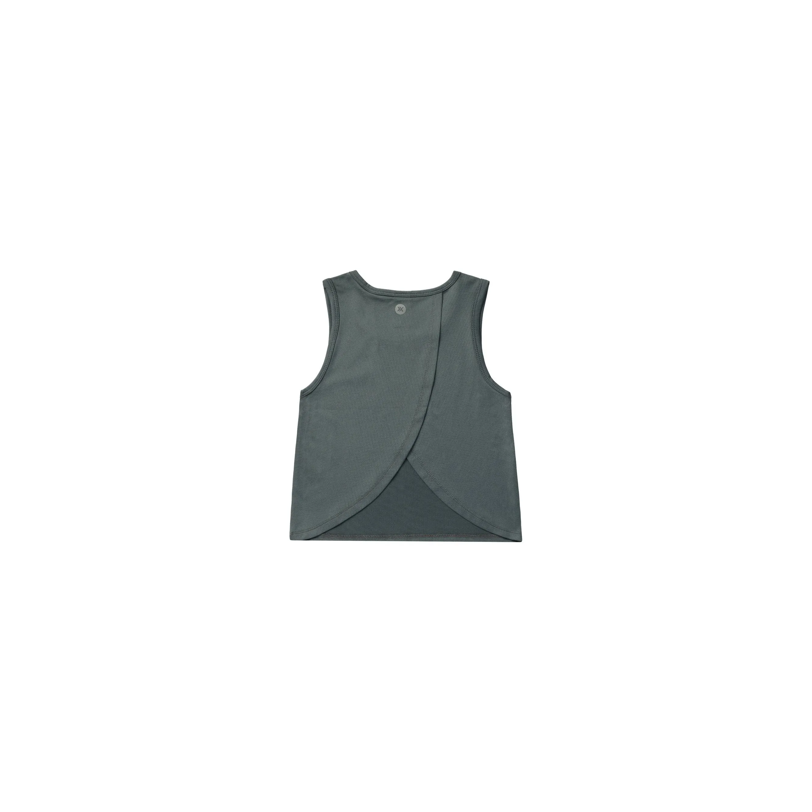 tulip-back tech tank || indigo