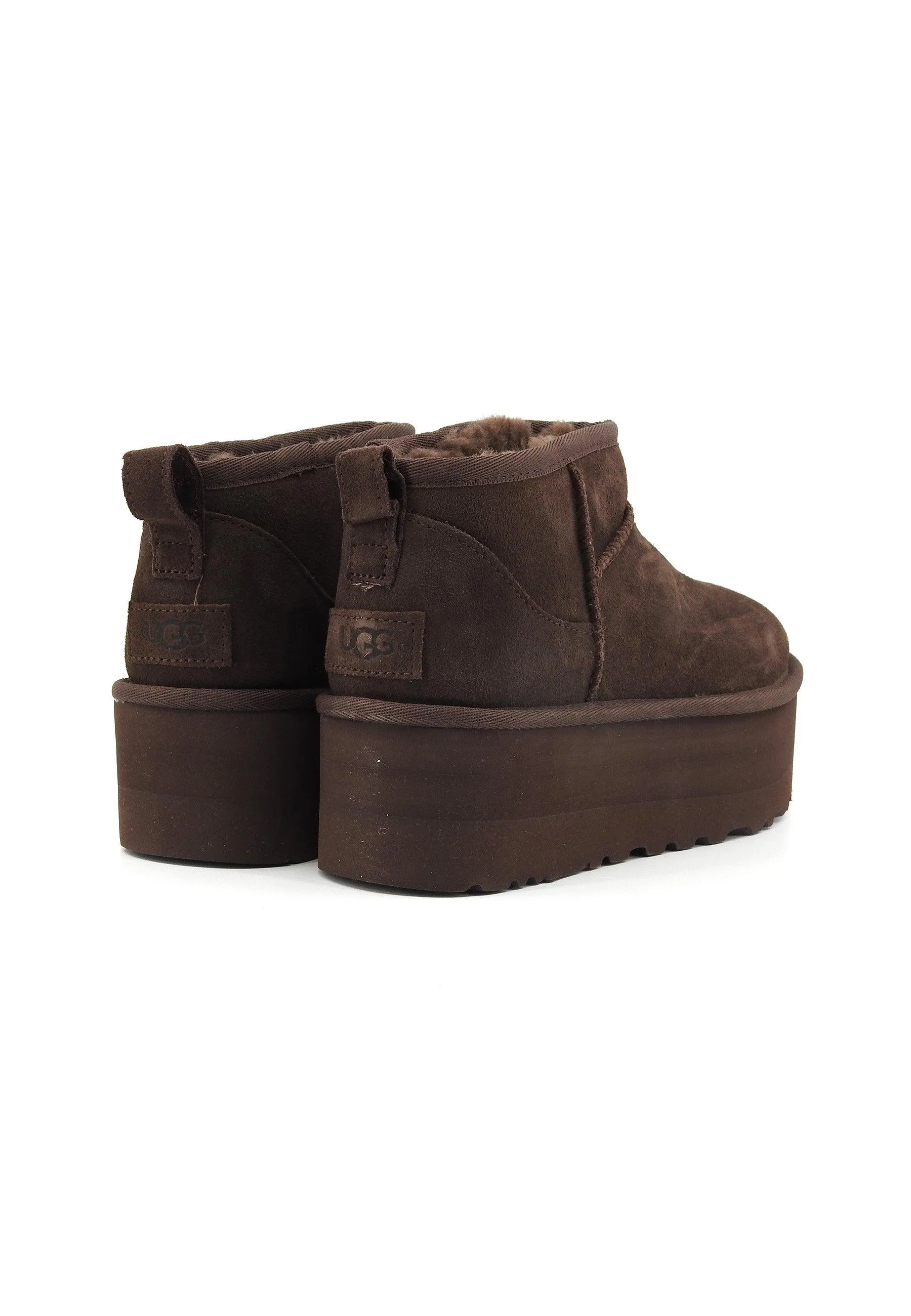 UGG Classic Ultra Mini Stivaletto Pelo Donna Burnt Cedar W1135092