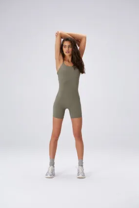 Ultimate Strappy Romper - Olive Green