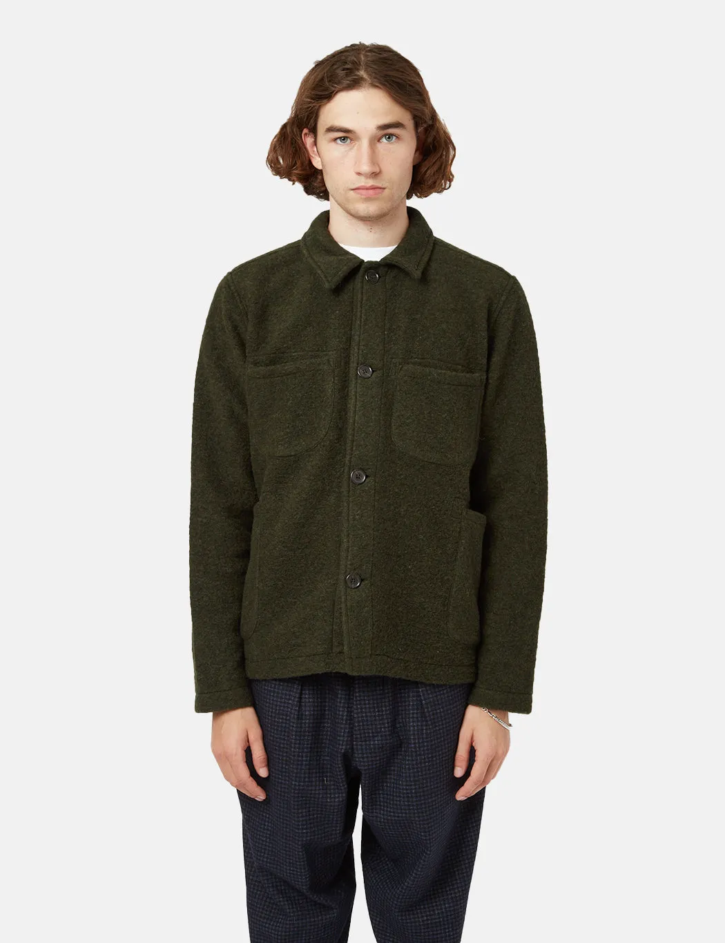 Universal Works Lumber Jacket - Olive Green