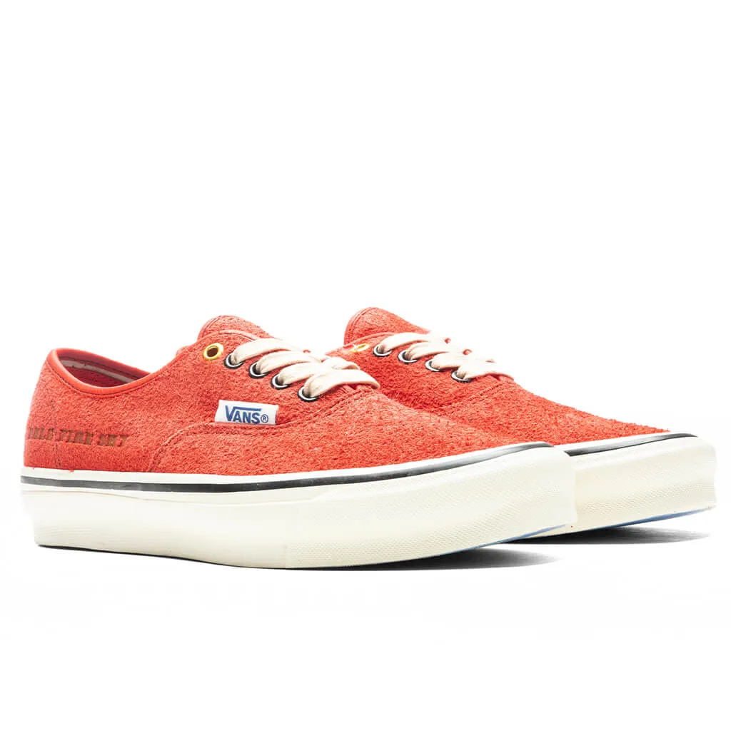 Vans Vault x Julian Klincewicz OG Authentic SP - Hairy Suede/Cherry Tomato