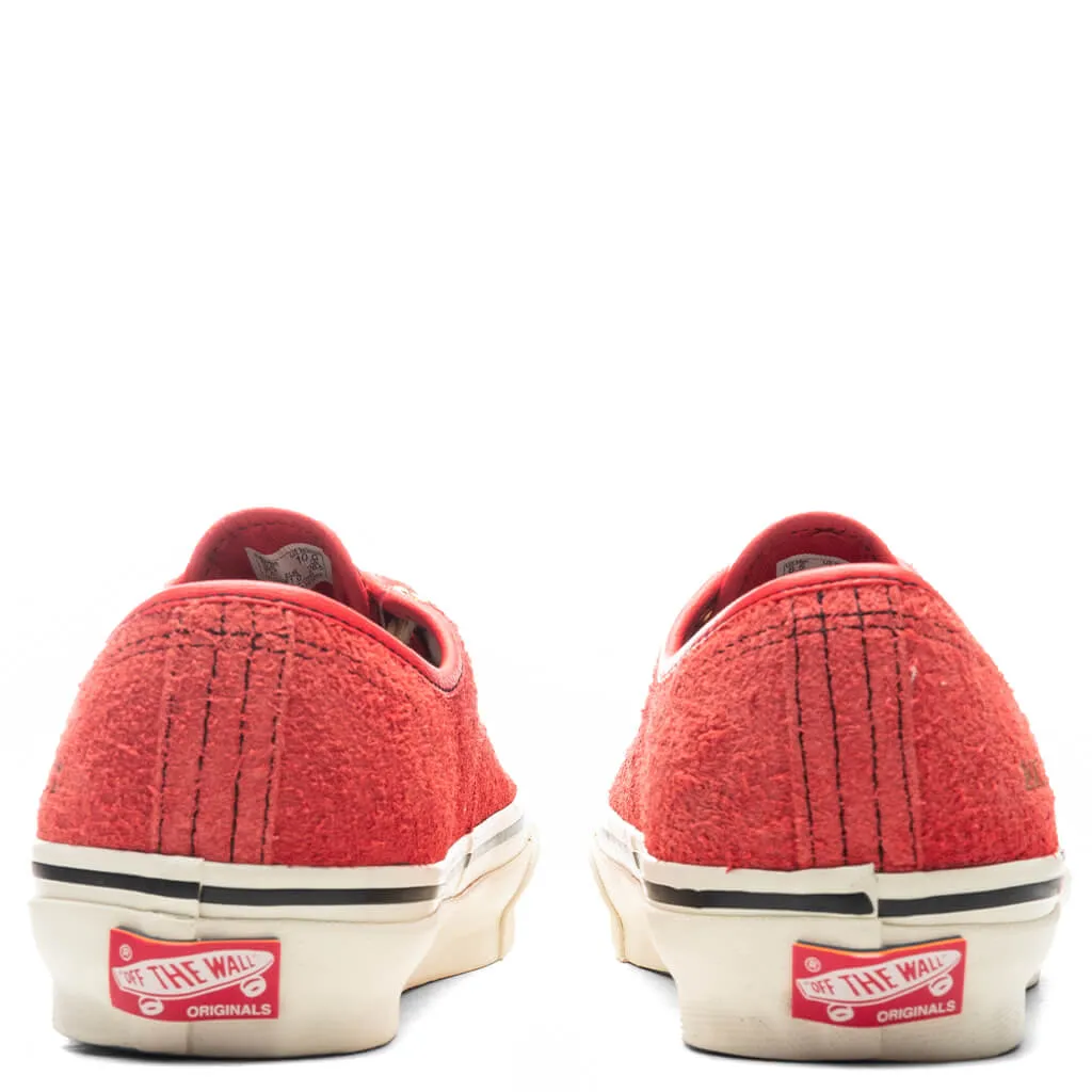 Vans Vault x Julian Klincewicz OG Authentic SP - Hairy Suede/Cherry Tomato