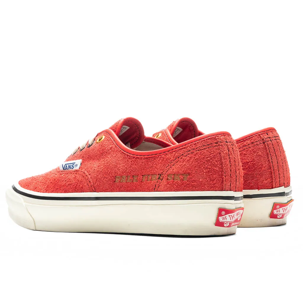 Vans Vault x Julian Klincewicz OG Authentic SP - Hairy Suede/Cherry Tomato