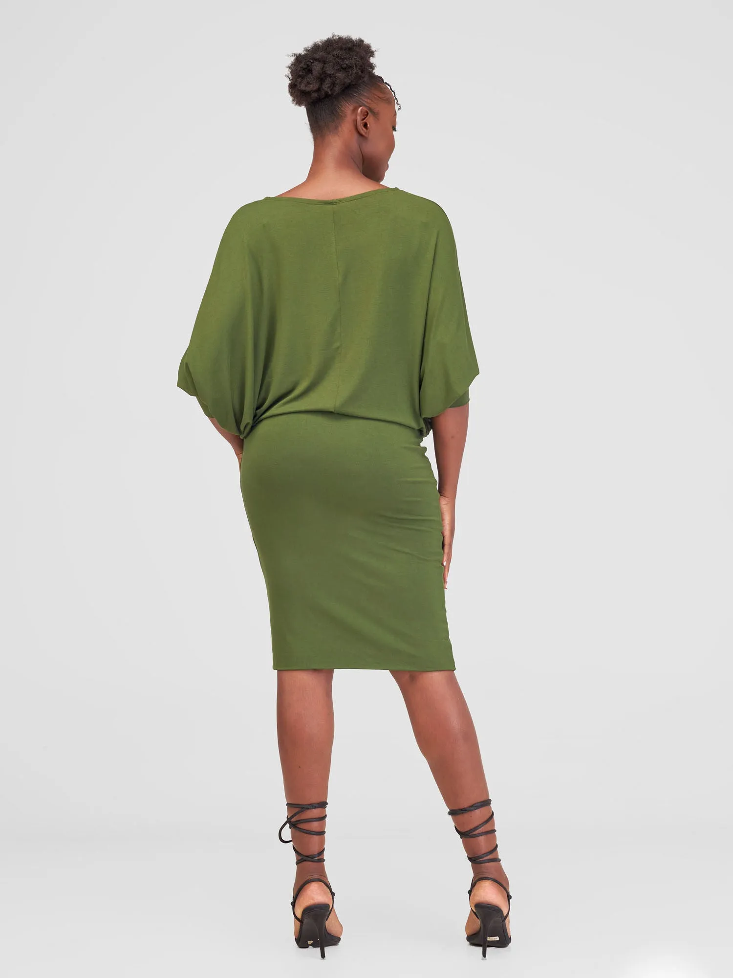 Vivo Basic Tolani Jersey Dress - Hunters Green